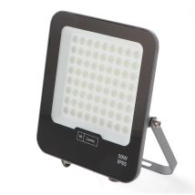 Faro Proiettore Led Napoli Plus 50w Nero Da Esterno Ip65 Bianco Caldo 3000k M Ledme