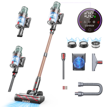 Laresar V7 Pro 600w 65000pa Cordless Aspirapolvere Palmare Elettrodomestico Funzione Aromaterapia Tubo Lungo Divano Di Aspirazione 2026 Nuovo