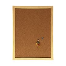 Lavagna In Sughero Q-connect 40x30 Cm Con Cornice In Legno