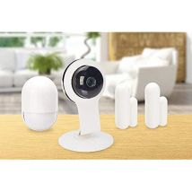 Sistema De Seguridad Para El Hogar Inteligente - Ednet - Detector De Movimiento - Sirena Interior - Inalámbrico