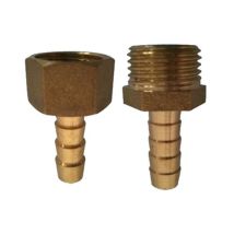 Portagomma per tubo gas GPL 12 x 10 mm – Attacco F. 10 x 1/2" – Ottone – AMAFLEX