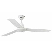 Faro Barcelona – Eco Indus Ceiling Fan 120cm / 47" – Wall Control – 3 Speeds – White – 5.5 kg