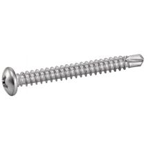 Vite Autoperforante Con Testa A Croce In Acciaio Zincato - Ø 4,2 X 25 Mm - Confezione Da 500 - Acton - 332014,2x25cr3