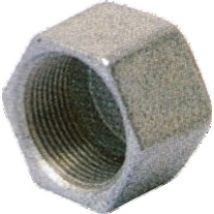 Schwarzer Gusseisen-stopfen Weiblich, Sechskantiger Kopf 33x42