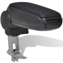 Destockoutils – Verstellbare Armlehne mit Staufach für Audi A6 C5 – Schwarz – ABS – 1,5 kg