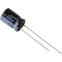 Condensateur Électrolytique 220uf 25vdc Dimensions 8x12mm Radial 220mf25v/105/rd