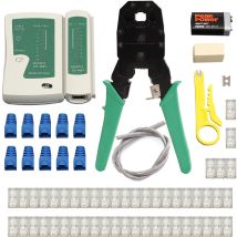 Crimping Tool For Network Cables, Rj45 Kit, Crimping Tool For Network Cables, Rj45 Kit, With Battery