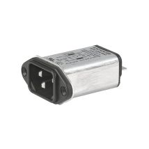 Schurter – Male Power Connector – IEC C14 – 1A – 250VAC – Panel Mount – RoHS Compliant