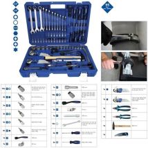 Brilliant Tools - 1/4 + 1/2 Universal-werkzeug-satz, 95-tlg.