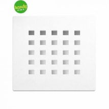 Griglia Inox Per Piatti Doccia In Eco-stone Bianca Bianca Barbottina