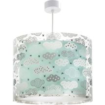 Lampadario sospensione Nuvolette verde acqua – 60W – Polipropilene traslucido – E27 – IP20