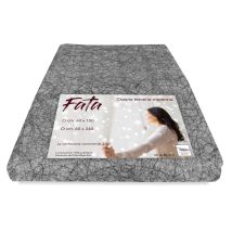 Coppia Tendina Vetro Fata Grigio Argento Organza Mille Fili Coppia (2 Teli) Cm. 60x150
