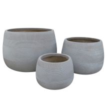 Set 3 Pzvasi Tulipano Taupe