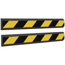 Wandschutz-Set Universal – 2 Stück – Hochdichter Schaumstoff – Optimaler Schutz für Garage, Tiefgarage, Lagerhäuser