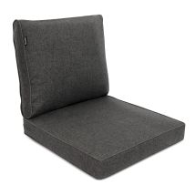 Lot De Coussins De Salon D'Extérieur Ilano, 60 X 60 Cm, 60 X 40 Cm, Gris Graphite