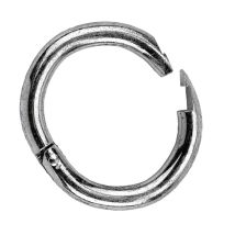 Insprovet - Anilla Nasal Niquelada Para Cerdos, Galvanizado, Cierre Bayoneta, Ø Interior 40 Mm