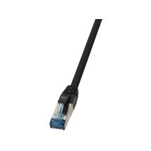 Patchkabel Pur Cat.6a S/ftp Schwarz 50m - Logilink