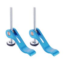 Powertec 71164 Morsetto A Camma In Alluminio Per Lavorazione Del Legno, Inserto Filettato 1/4"-20-2pk