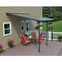 Canopia By Palram - Canopia Feria Marquesina Pérgola De Aluminio 3x4.25 M Gris