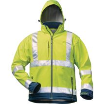Giacca Softshell Ad Alta Visibilità Liam Taille L Giallo Fluo/blu Elysee