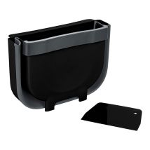 Wenko – Cubo de Basura para Puerta de Armario Plegable 5 Litros – Plástico Resistente – Dimensiones 25,5 x 18 x 18 cm