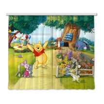 Ag Art - Tenda Fcs Xl 4309 Per Cameretta, Con Motivo Di Winnie The Pooh Disney