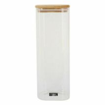 Tarro Boro 10x27cm Cuadrado Bambu Quttin
