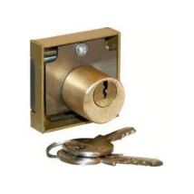 Aufschraubsperre 3 Stifte Bronce 40x40 Mm