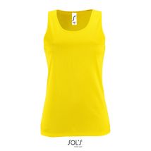 Camiseta De Tirantes De Deporte De Mujer Sol's Sporty Tt Women L Amarillo Neón