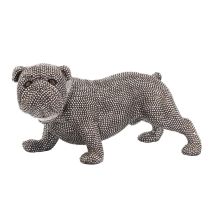 Origen - Signes Grimalt Hundefigur Figuren Bulldog Dog Silbertiere 20x39x20cm 27409