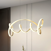 [neuwertig] B-ware Onli Led Hängeleuchte Kira, Goldfarben, Länge 102 Cm, 4000 K, Aus Aluminium