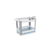 Scolapasta a 2 livelli, bicchieri e posate – Accessorio di stoccaggio per cucina – Minky