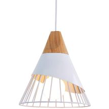 Wottes - Lámparas Colgantes Vintage Lámparas De Techo Industriales Colgante Iluminación Blanco Para Comedor Cocina Oficina