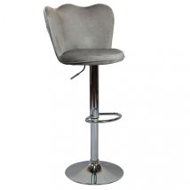 Höhenverstellbare Innenhocker Mit Metallstruktur Und Traumvelvet -sitz - Tan - Tan