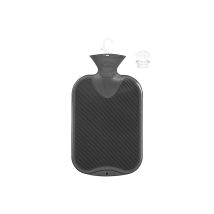 Fashy Wärmflasche Halblamelle 2 L Anthrazit