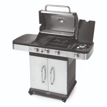 Ompagrill - Barbacoa Indianapolis 4 Gas 42x35cm Placa 42x22,5cm