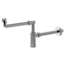 Bonomini - Sapho King - Waschtischsiphon, Platzsparend, 1 1/4, Ablauf 32 Mm, Chrom 0595sp25k7