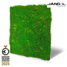 Jangal - Pannelli Acustici Modulabili In Flora Sintetica Ultrarealistica 52x52cm Mod. Light Green