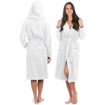 Liebenstein - Bademantel Damen Größe S Premium Bademantel Aus Baumwolle Weiß