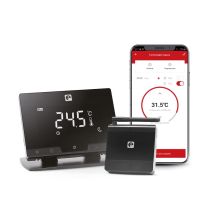 Termostato WiFi Intelligente – 401267 – Controllo Touchscreen, Compatibile con Alexa e Google Assistant – Garza