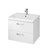 Lara - Mobiletto Con Lavabo, 45x59x45 Cm, 2 Cassetti, Bianco S801-142-dsm - Cersanit