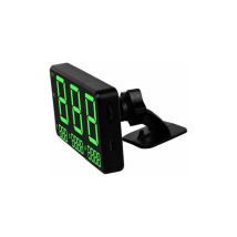 C80 Auto Global Position System Tachometer Digitalanzeige Geschwindigkeitshöhenmesser Motorrad Head Up Display Auto Hud Display, Modell: Schwarz 29