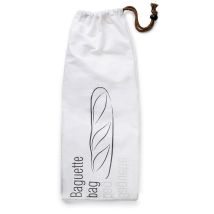 Ibili 8411922446142 Weißer Baguettebeutel Aus Polyester 19x70 Cm