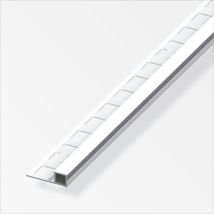 Alfer Quadratprofil Aluminium Eloxiert Poliert Chrom Optik Vierkantrohre