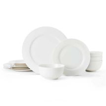 Mikasa Egret Tischgeschirrset Weiß 12 Teile