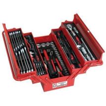 Holzmann – Tool Box with 86 Essential Tools for DIY and Home Improvement – 14.3 kg – 250x245x540mm