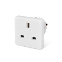 Euro – Travel Adapter for UK Appliances – 220V Male Plug to Female Socket – Compatible with UK Power Outlets