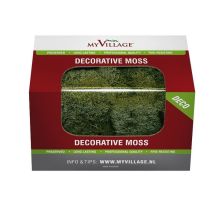 Moosflechte Dunkelgrün – 50 g – 10 x 7 x 7 cm – Dekorative Ergänzung für Bastel- und Dekorationsprojekte