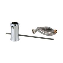 Gattoni Rubinetteria - Kit D'Extension Pour La Conversion D'Un Robinet D'Évier Haut En Couleur Chrome Gattoni Orta Ktp100/27c0 Chromé