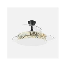 Ventil Decor 72w Negro/estampado Claro 108d 3asp 7200lm 300040006000k Remoto+memo+temp